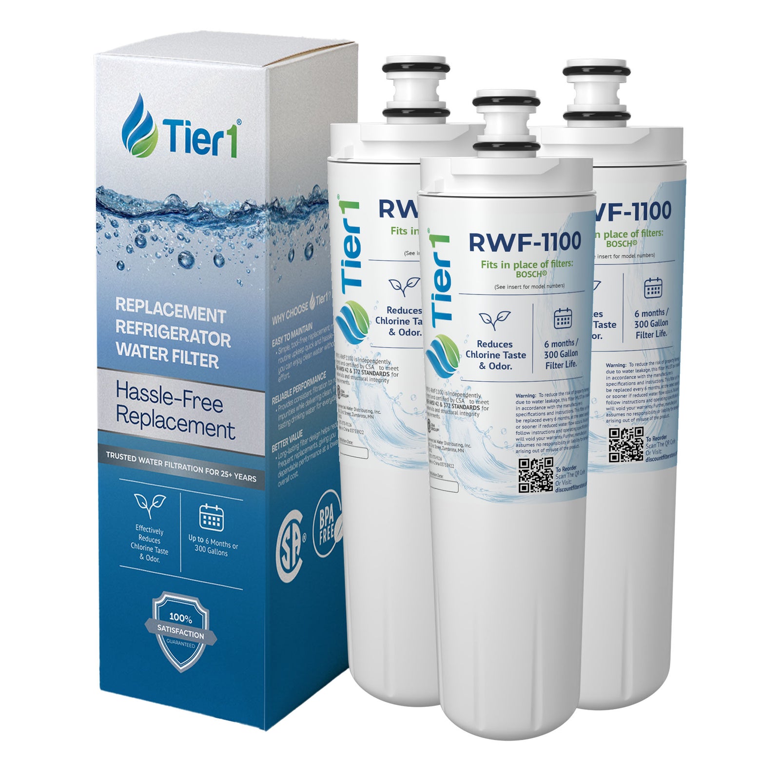 640565 /CS-52 Bosch Comparable Refrigerator Water Filter Replacement By Tier1