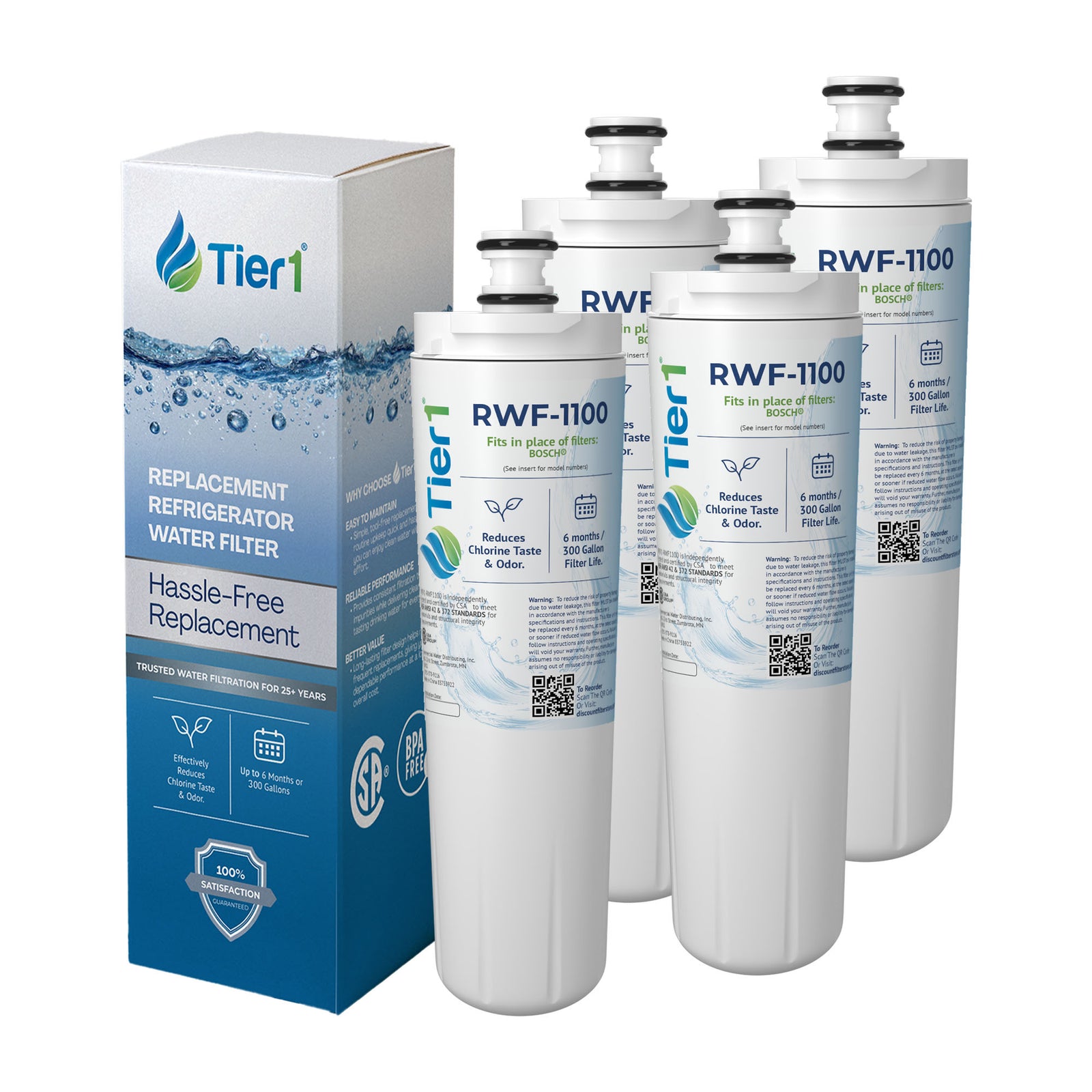 640565 /CS-52 Bosch Comparable Refrigerator Water Filter Replacement By Tier1
