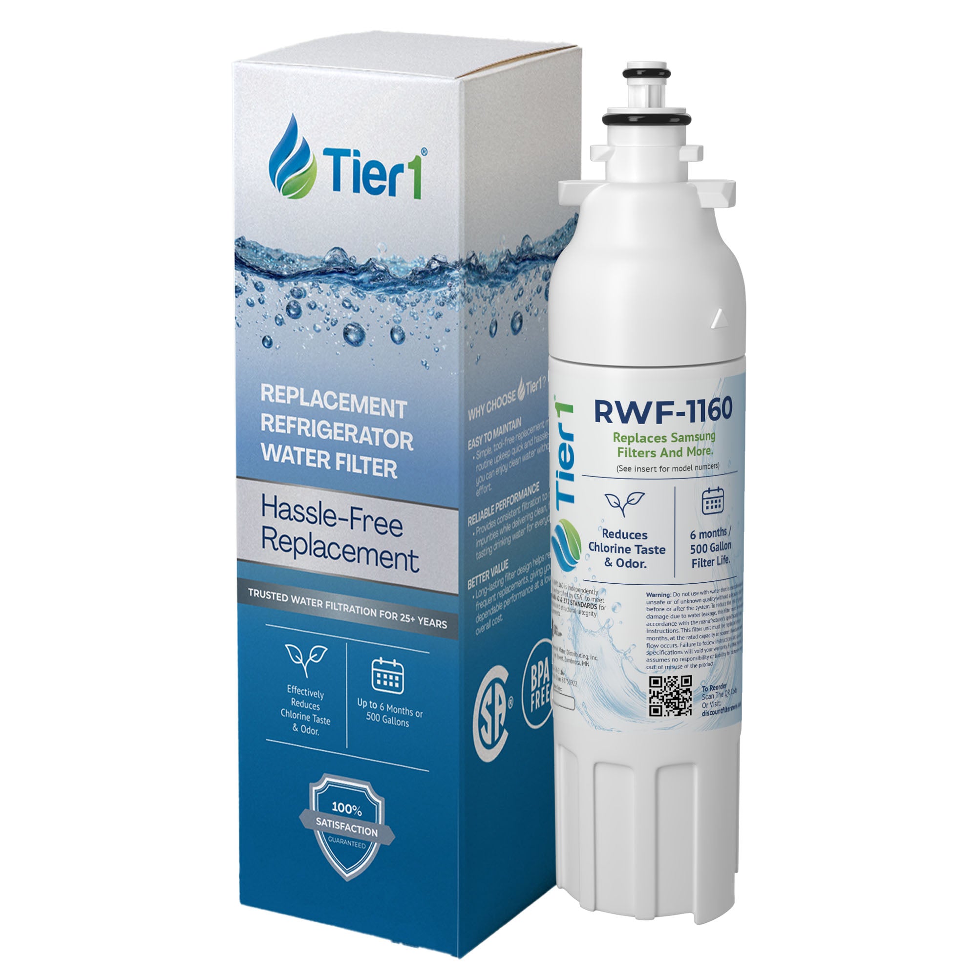 LT800P LG Comparable Refrigerator Water Filter Replacement By Tier1