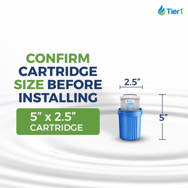 Pentek CBC-5 comparable 0.5 Micron 5 x 2.5 Water Filter by Tier1