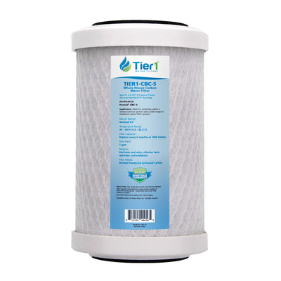 Pentek CBC-5 comparable 0.5 Micron 5 x 2.5 Water Filter by Tier1