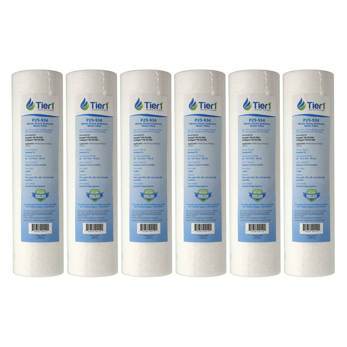 PD-25-934 Pentek Comparable Whole House Water Filter by Tier1 - DiscountFilterStore.com