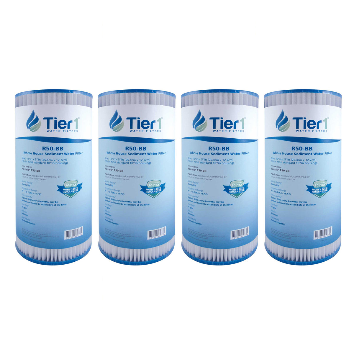 R50-BB Pentek Comparable Whole House Sediment Water Filter by Tier1 - DiscountFilterStore.com