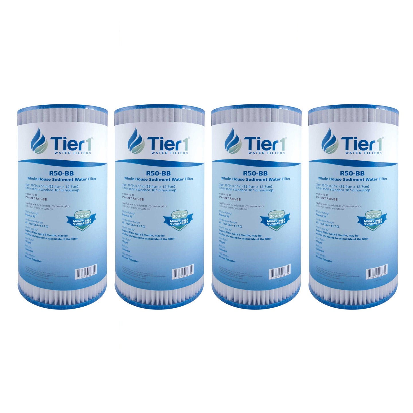 R50-BB Pentek Comparable Whole House Sediment Water Filter by Tier1 - DiscountFilterStore.com