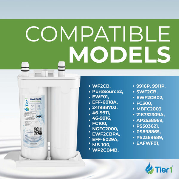 WF2CB Frigidaire PureSource2 Comparable Refrigerator Water Filter Replacement By Tier1 - Refrigerator Filters - 16.6 - DiscountFilterStore.com