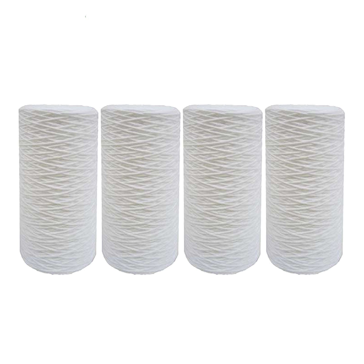 10 inch x 4.5 inch String Wound Sediment Water Filter by Tier1 (30 Micron) - DiscountFilterStore.com