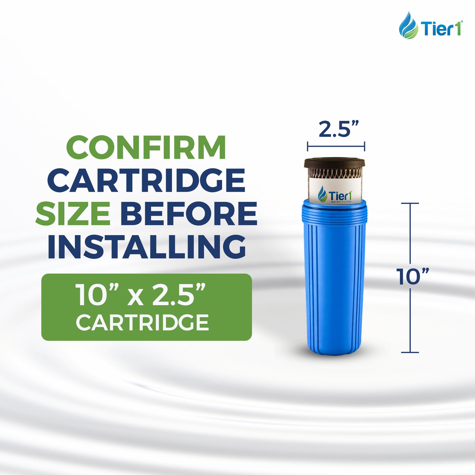 Pentek C1 Comparable Carbon Block Water Filter by Tier1