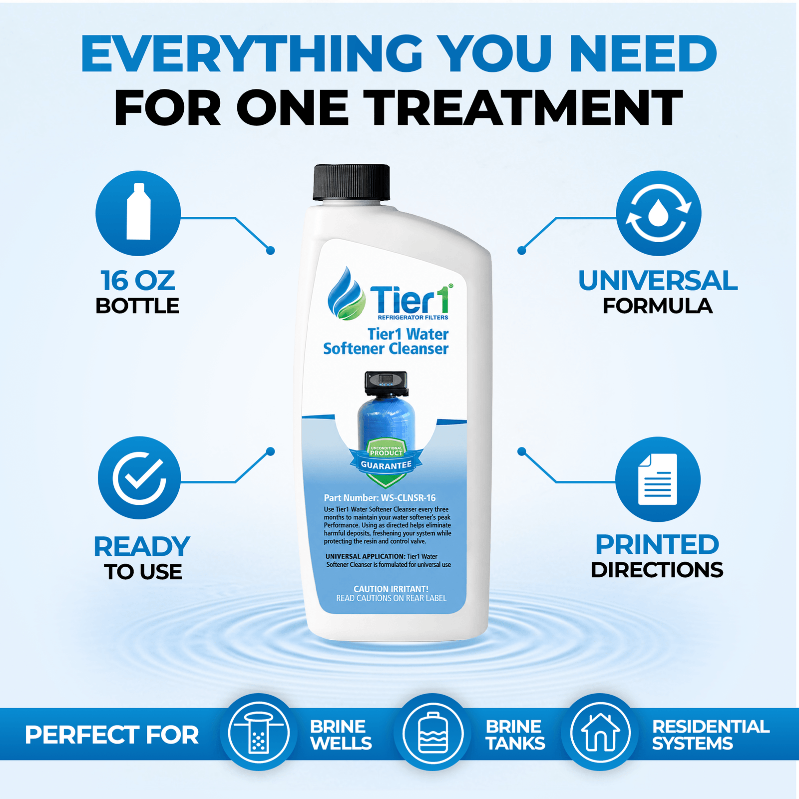 WS-CLNSR-16 Water Softener Cleanser by Tier1