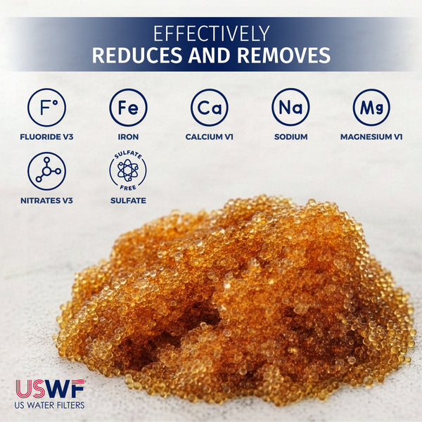 USWF 50 lbs. 1 cu. ft. Ion Exchange Water Softener Resin