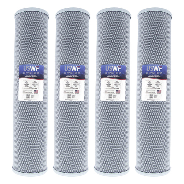 USWF Coconut Carbon Block Filter 5 Micron 20"x4.5" - Whole House Cartridges - 76.83 - DiscountFilterStore.com