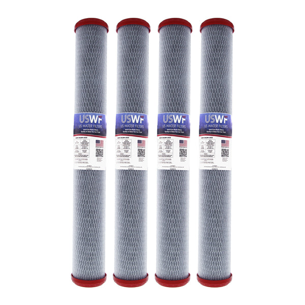 USWF Chloramine Reducing Filter Catalytic Carbon Block 1 Micron 20"x2.5" - Whole House Cartridges - 68.49 - DiscountFilterStore.com