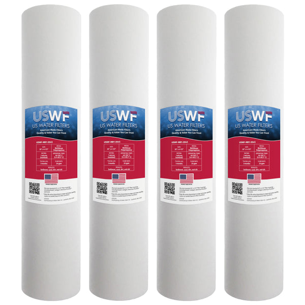 USWF 1 Micron 20"x4.5" Melt Blown Sediment Filter - Whole House Cartridges - 19.85 - DiscountFilterStore.com