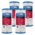 USWF 50 Micron 10"x4.5" Pleated Polyester Sediment Filter - DiscountFilterStore.com