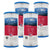 USWF 5 Micron 10"x4.5" Pleated Polyester Sediment Filter - DiscountFilterStore.com