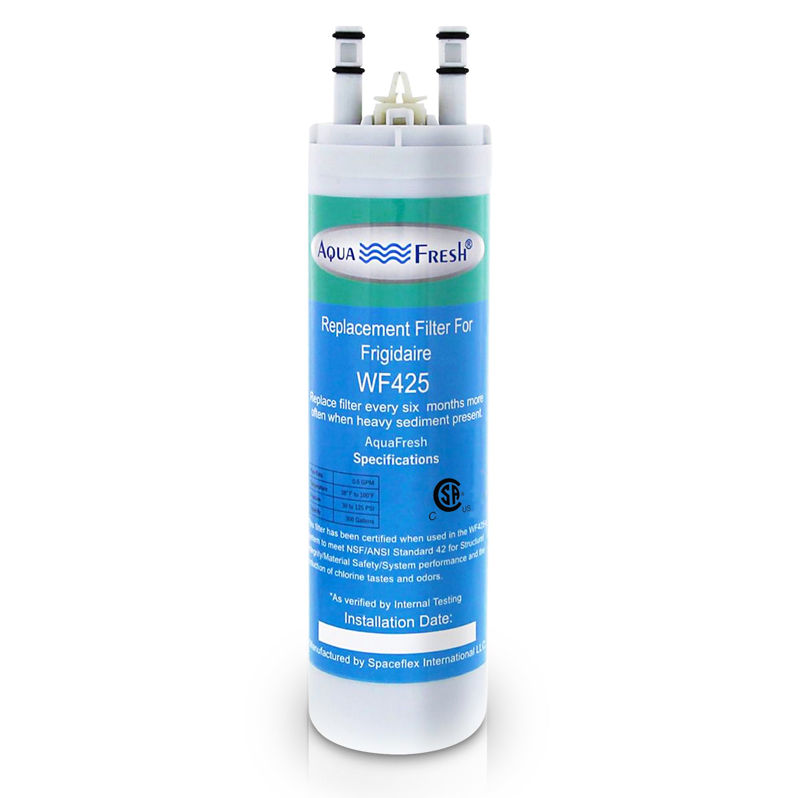 WF3CB Comparable Aqua-Fresh WF425 Refrigerator Water Filter