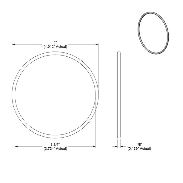 Prefilter O-ring for 20 x 2.5 inch Whole House Systems