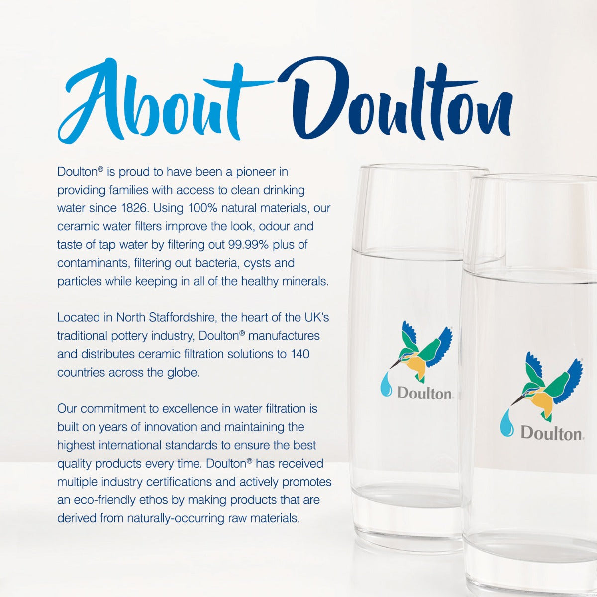 Doulton W9380003 Housing + W9125030 10" Fluoride Reduction Cartridge - DiscountFilterStore.com