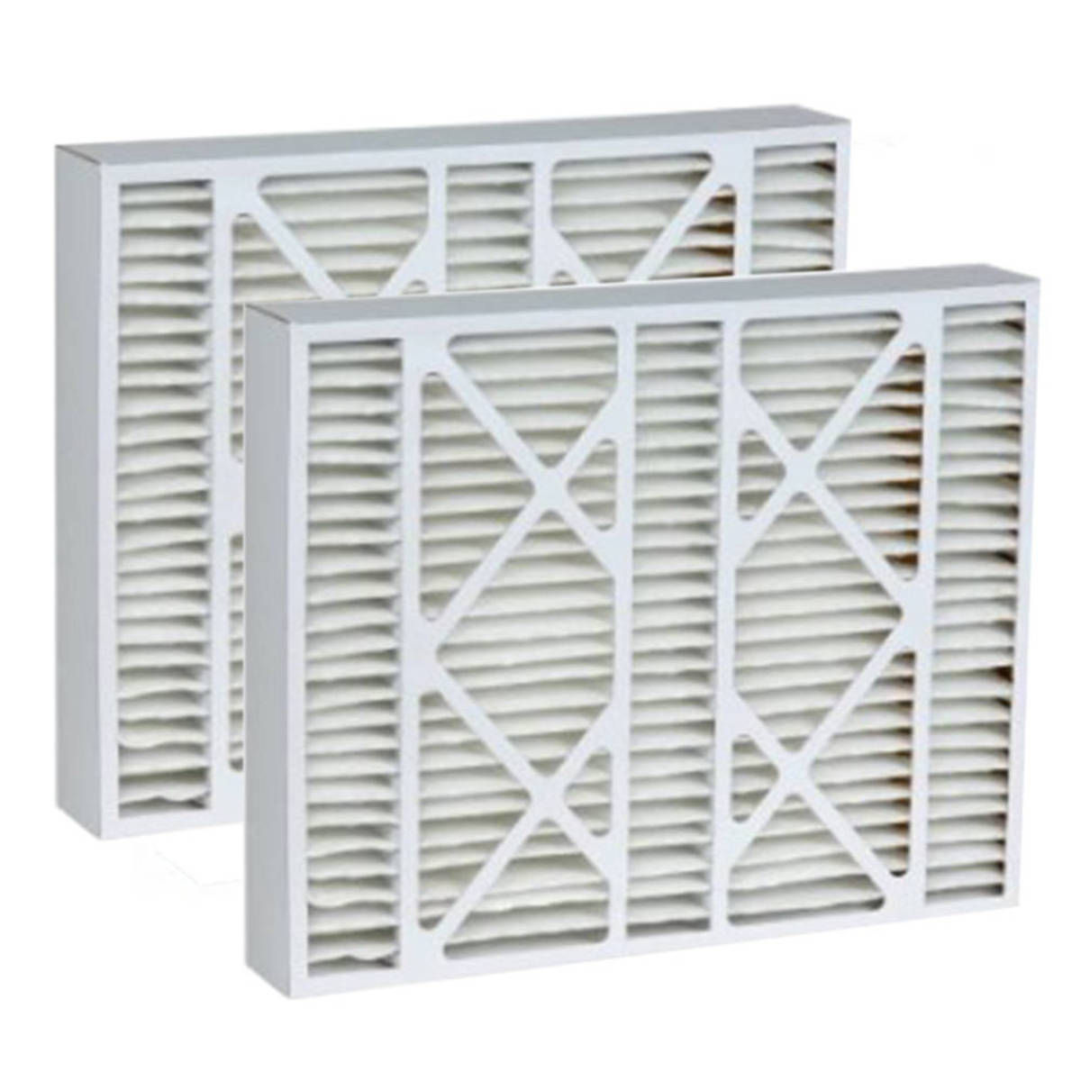 Tier1 brand replacement for White-Rodgers FR2000U-108 & FR2000U-110 - 20 x 25 x 5 - MERV 8 (2-Pack) - DiscountFilterStore.com