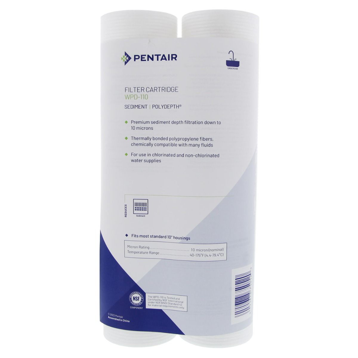 WPD-110 American Plumber Whole House Sediment Filter Cartridge (2-Pack) - DiscountFilterStore.com