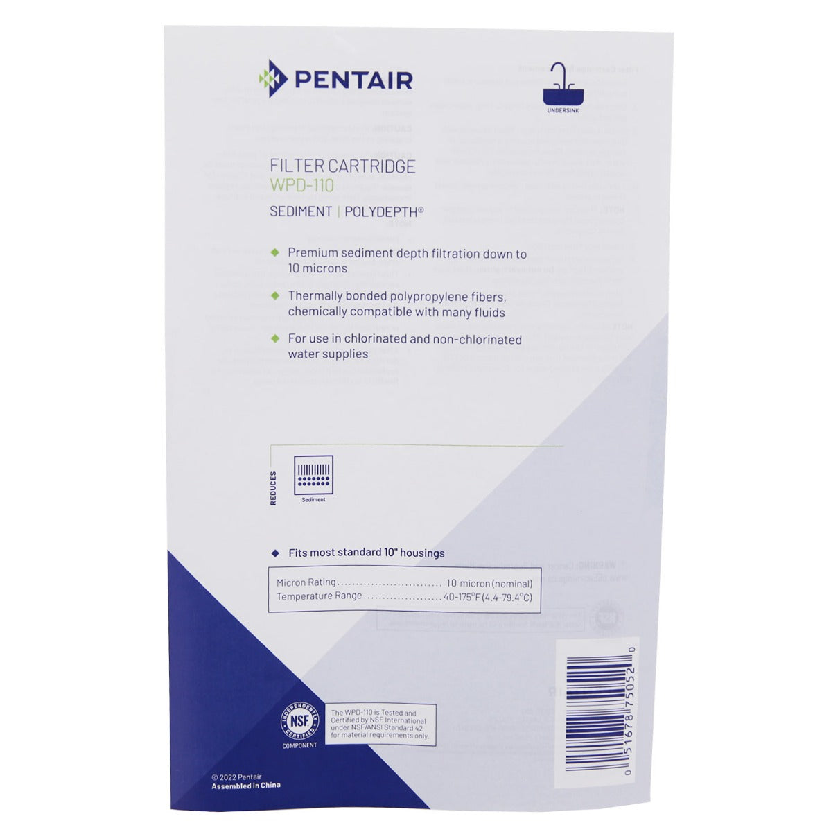 WPD-110 American Plumber Whole House Sediment Filter Cartridge (2-Pack) - DiscountFilterStore.com