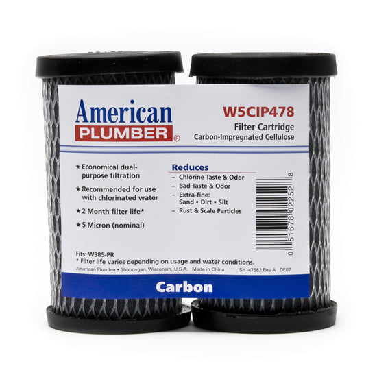 W5CIP478 American Plumber Undersink Compact Filter Replacement Cartridge (2-Pack) - DiscountFilterStore.com