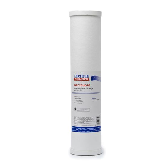WRC25HD20 American Plumber Whole House 20-inch Heavy Duty Filter Cartridge - DiscountFilterStore.com