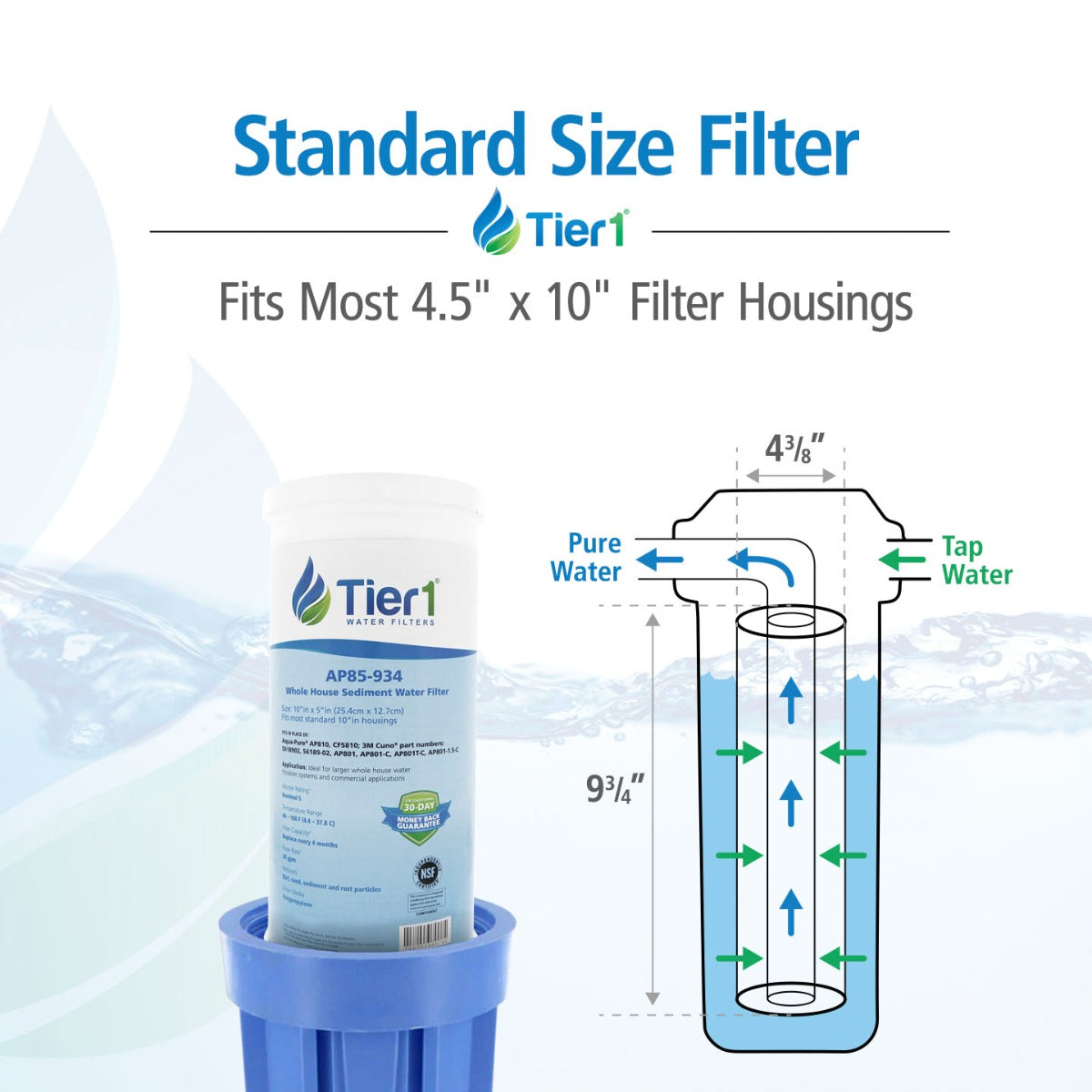 WHKF-DWHB Whirlpool Comparable Whole House Sediment Water Filter by Tier1 - DiscountFilterStore.com