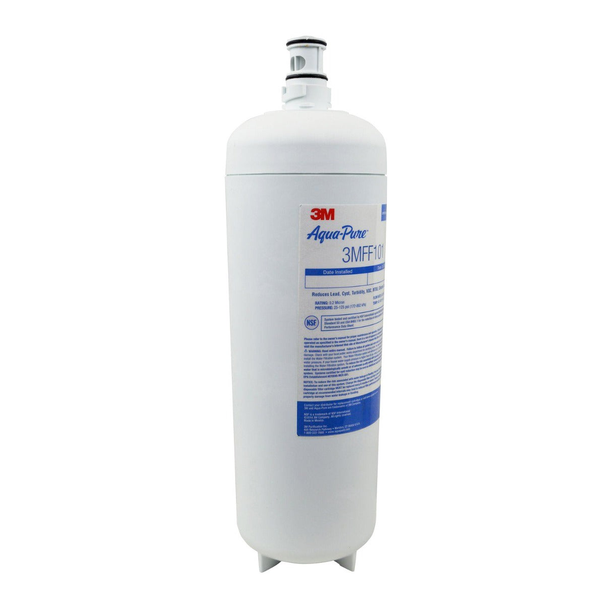 3MFF101, 5613432 3M Under Sink Full Flow Water Filter Replacement Cartridge - DiscountFilterStore.com