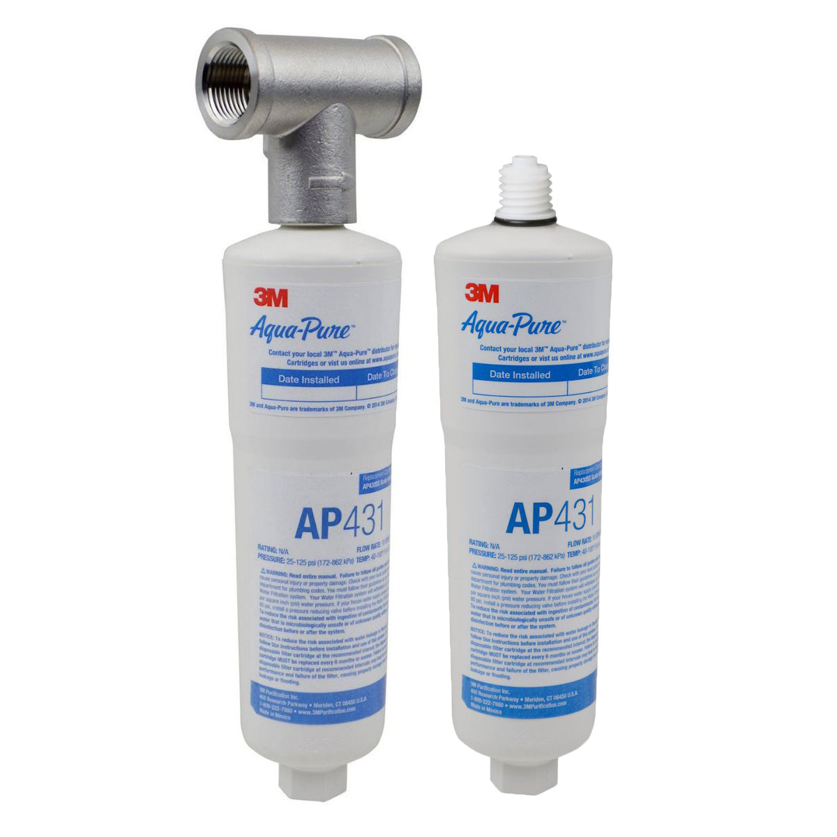 AP430SS 3M Aqua-Pure Water Heater Scale Inhibitor System + AP431 Inline Water Filter - DiscountFilterStore.com