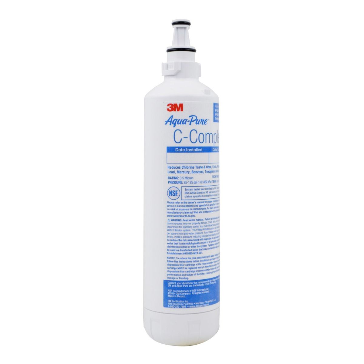 C-COMPLETE 3M Aqua-Pure Under Sink Dedicated Faucet Replacement Water Filter Cartridge - DiscountFilterStore.com
