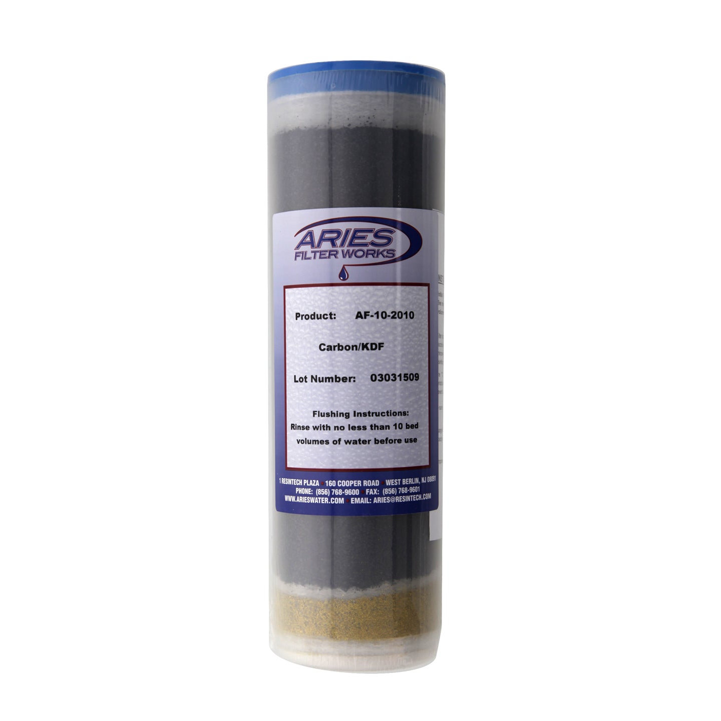 AF-10-2010 Aries GAC/KDF Water Filter Cartridge - DiscountFilterStore.com
