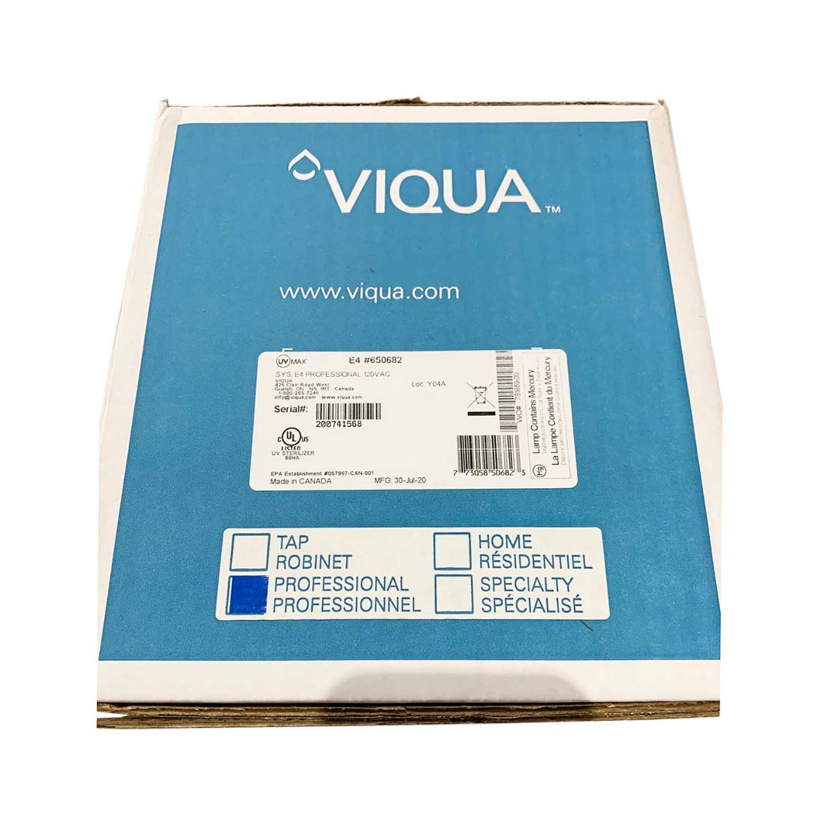650682 E4 Viqua Professional UltraViolet Water Disinfection System - DiscountFilterStore.com
