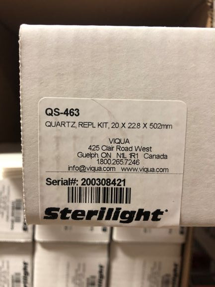 QS-463 Viqua Quartz Sleeve for S463RL UV Lamp - DiscountFilterStore.com