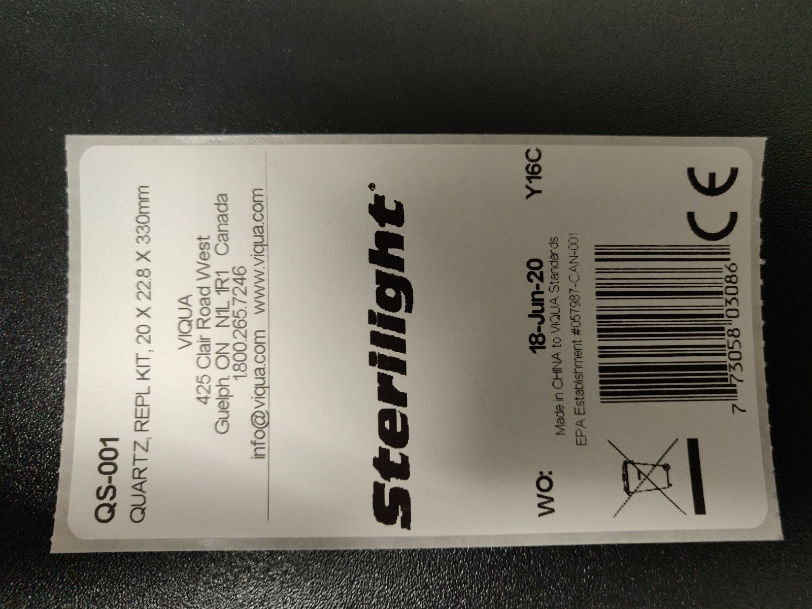 Replacement Quartz Sleeve for Viqua VH200 - DiscountFilterStore.com