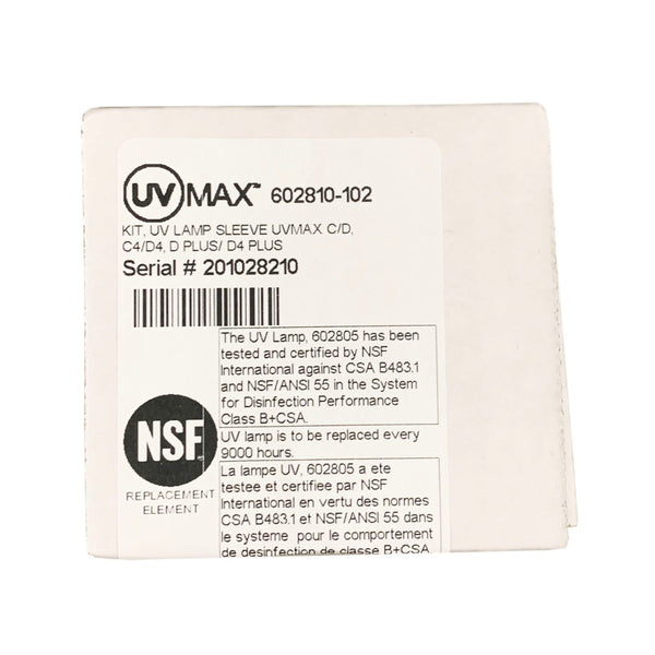 Viqua 602810-102 Lamp and Sleeve Kit for D Model Systems - Whole House Systems - 181.0 - DiscountFilterStore.com