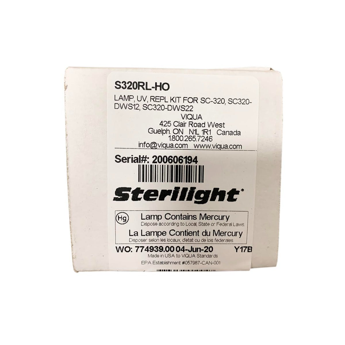 Viqua S320RL-HO UV Lamp - DiscountFilterStore.com