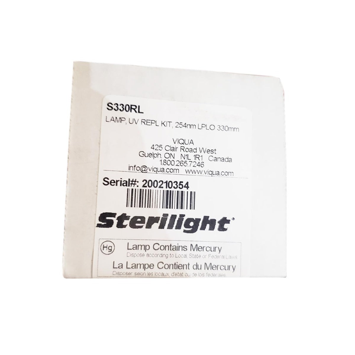 S330RL Viqua Water Disinfection System UV Lamp - DiscountFilterStore.com