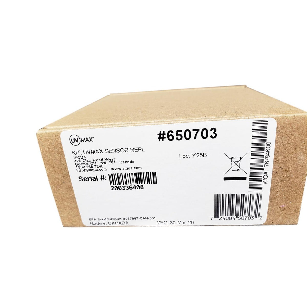 650703 Viqua Home UV Water Disinfection System Sensor - DiscountFilterStore.com