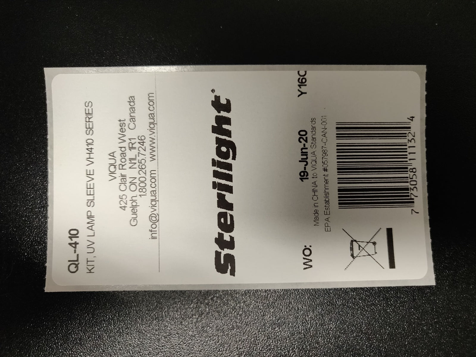 QL-410 Replacement UV Lamp and Quartz Sleeve for VH410 - DiscountFilterStore.com