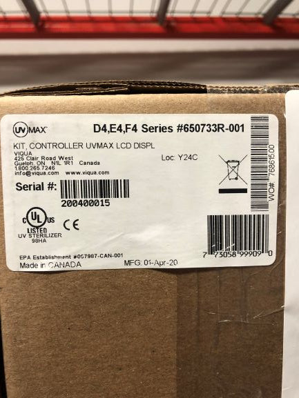 650733R-001 Viqua LCD Replacement Controller - Whole House Systems - 628.0 - DiscountFilterStore.com