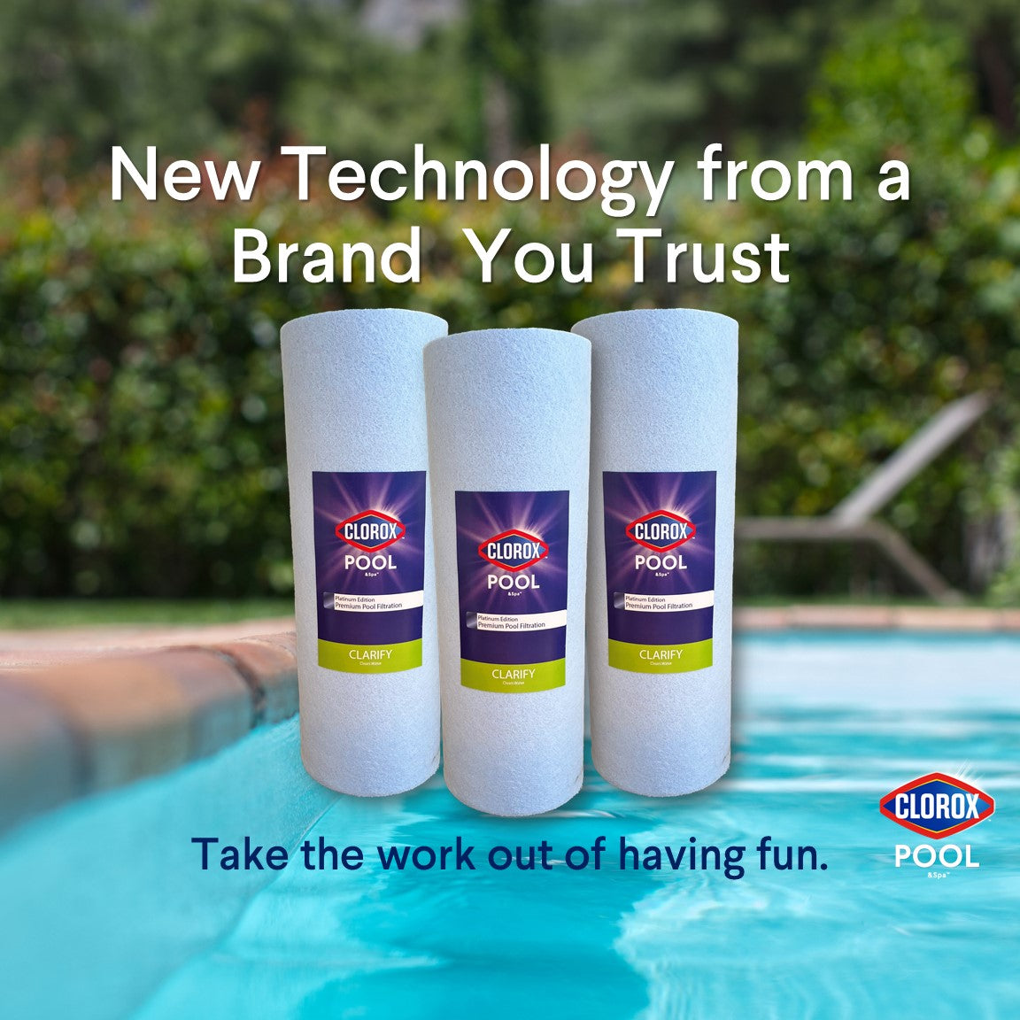 25-1/2 X 7 Clorox Platinum Edition Premium Pool Filter | Replacement for Hayward CX 870 , Unicel C-7487 / C-7488, Pleatco PA100N / PA106, Filbur FC-1270 / FC-1226 - DiscountFilterStore.com
