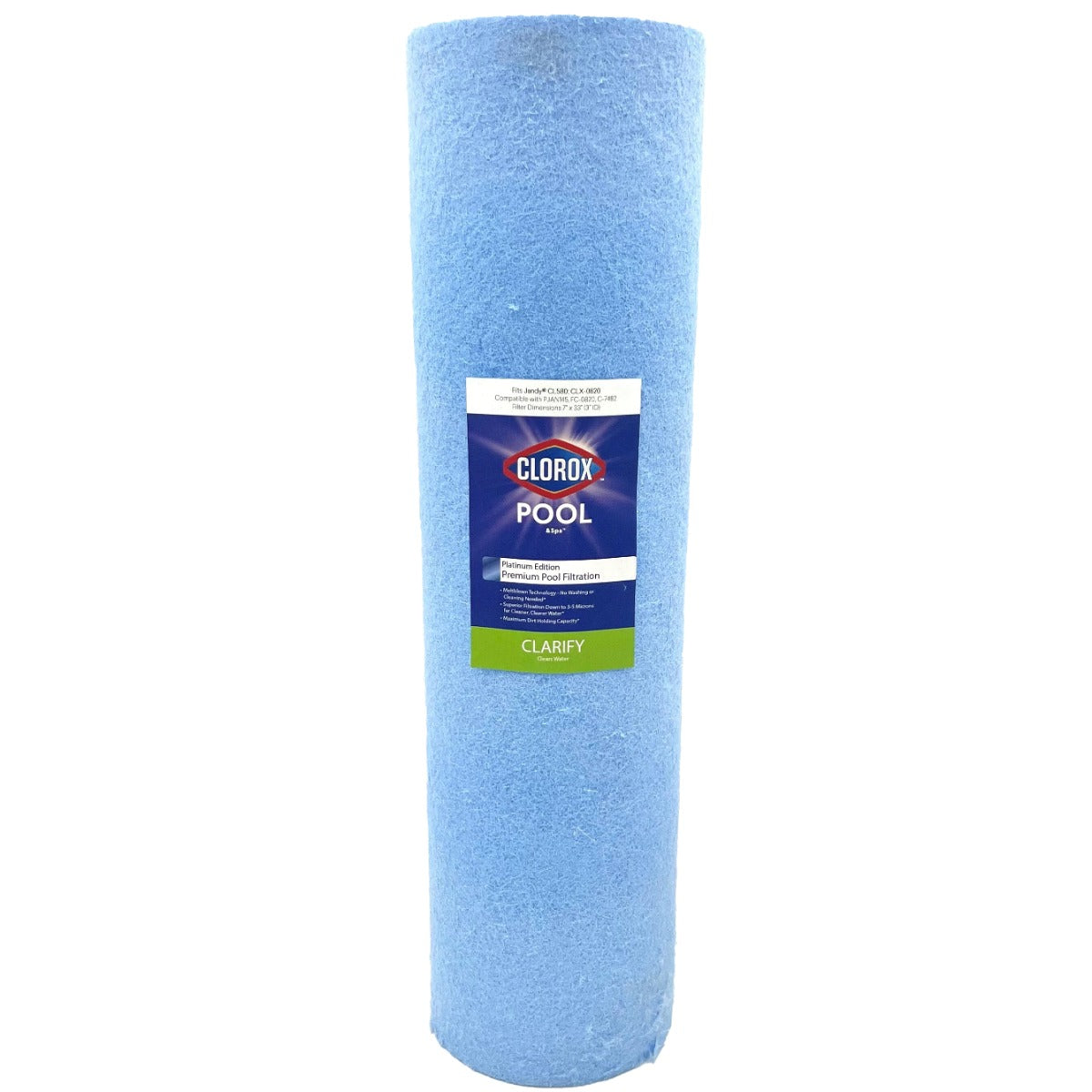 33 X 7 Clorox Platinum Edition Premium Pool Filter | Replacement for Jandy CL 580, Unicel C-7482, Pleatco PJAN145, Filbur FC-0820 - DiscountFilterStore.com