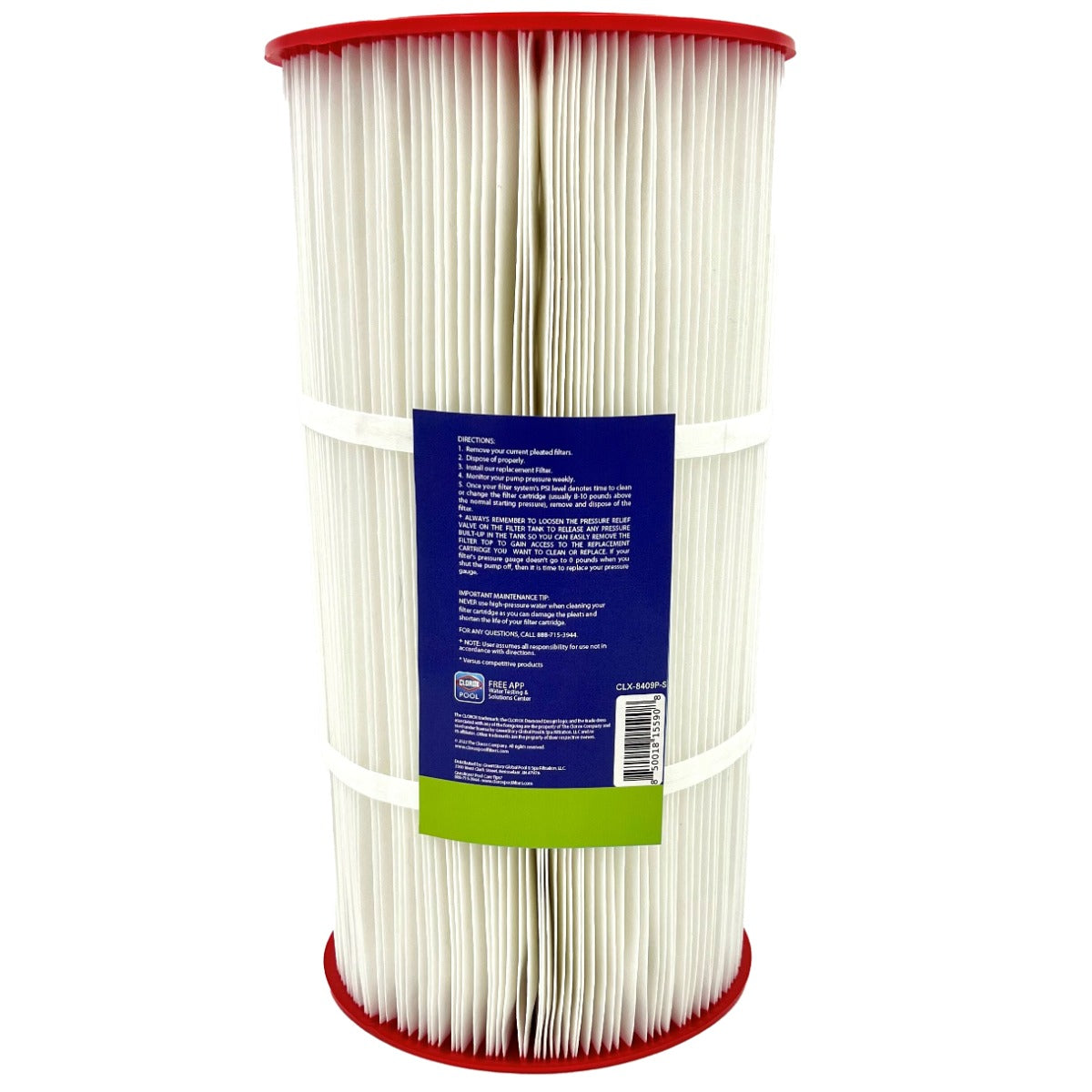 17-1/4 X 9 Clorox Silver Edition Advanced Pool Filter | Replacement for Hayward CX900RE, Unicel C-8409, Pleatco PA90, Filbur FC-1292, and More | 90 sq ft - DiscountFilterStore.com