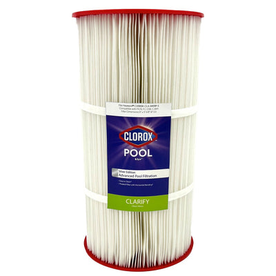 17-1/4 X 9 Clorox Silver Edition Advanced Pool Filter | Replacement for Hayward CX900RE, Unicel C-8409, Pleatco PA90, Filbur FC-1292, and More | 90 sq ft - Pool and Spa Filters - 44.31 - DiscountFilterStore.com