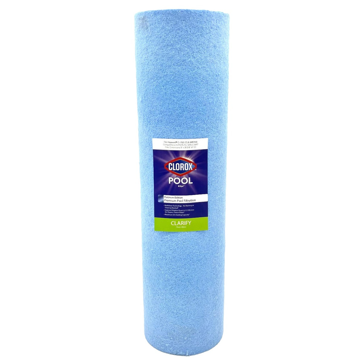 28-3/8 X 9 Clorox Platinum Edition Premium Pool Filter | Replacement for Hayward C-1750, Unicel C-8417, Pleatco PA175, Filbur FC-1294 - DiscountFilterStore.com