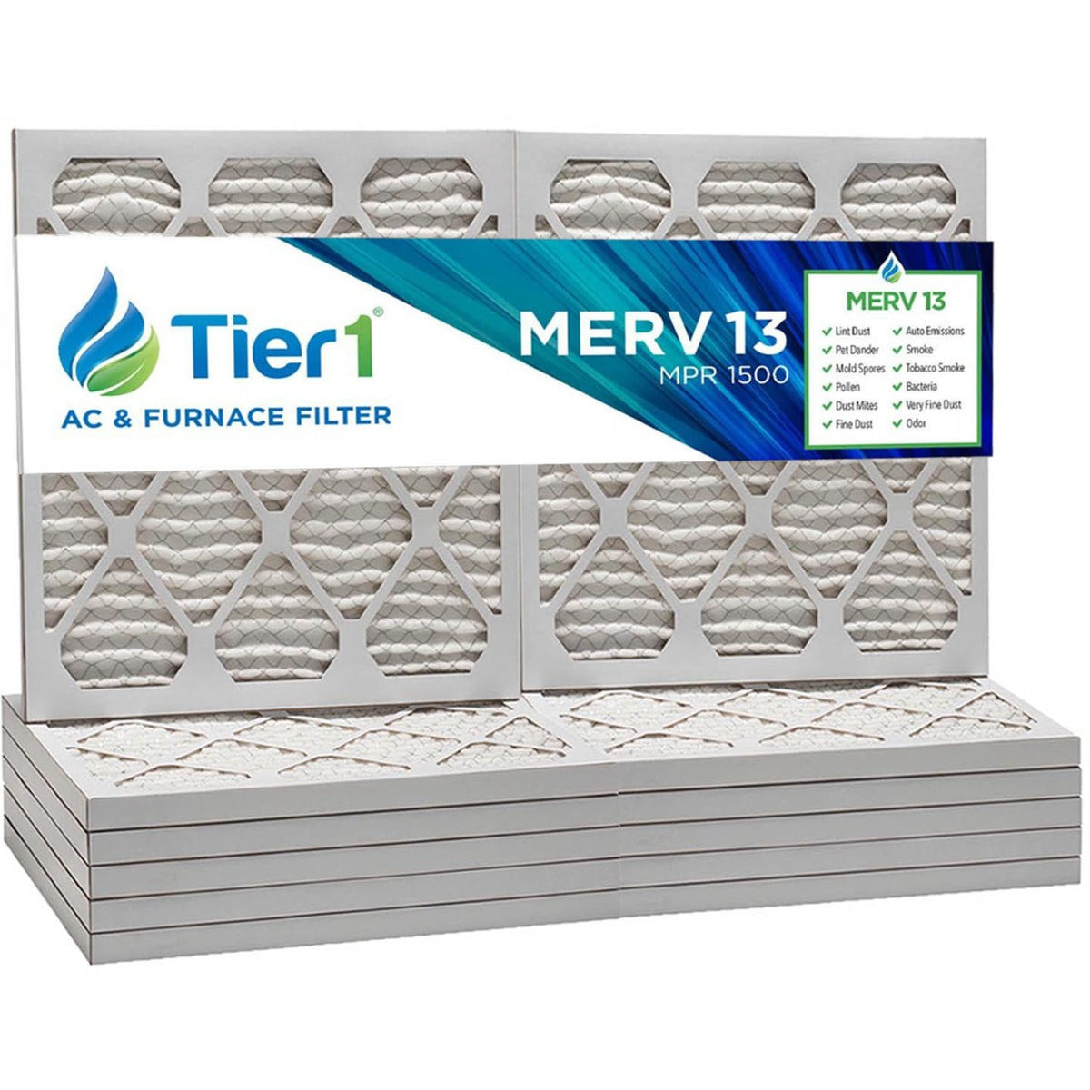 18x30x1 Merv 13 Universal Air Filter By Tier1 (6-Pack) - DiscountFilterStore.com