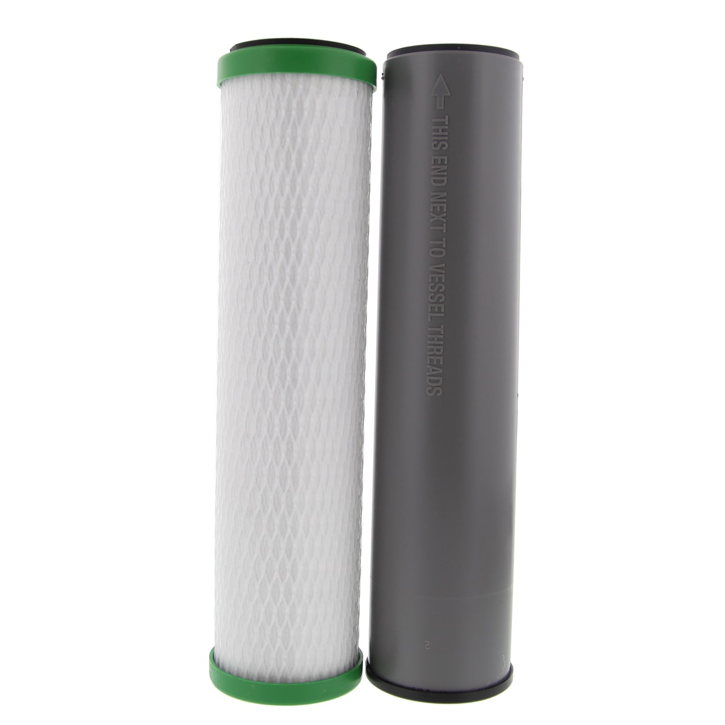 D-250A Culligan Undersink Filter Replacement Cartridge Set Back View No Label- DiscountFilterStore.com