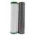 D-250A Culligan Undersink Filter Replacement Cartridge Set Back View No Label- DiscountFilterStore.com