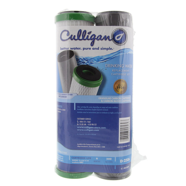 D-250A Culligan Undersink Filter Replacement Cartridge Set - Whole House Cartridges - 77.29 - DiscountFilterStore.com