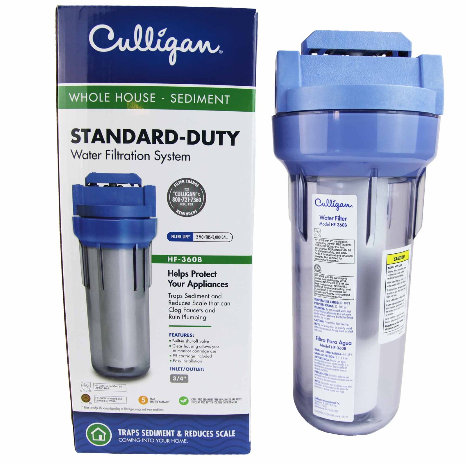 HF-360B Culligan Valve-In-Head Whole House Filter System - DiscountFilterStore.com